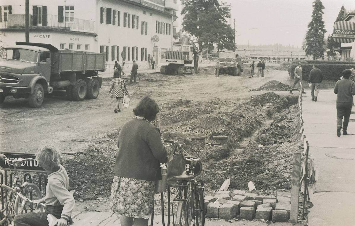 Bau Bahnunterführung