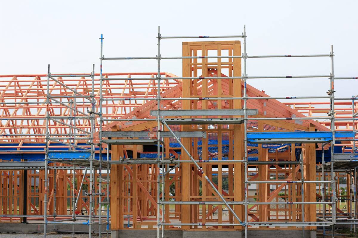 Bauen Gerüst