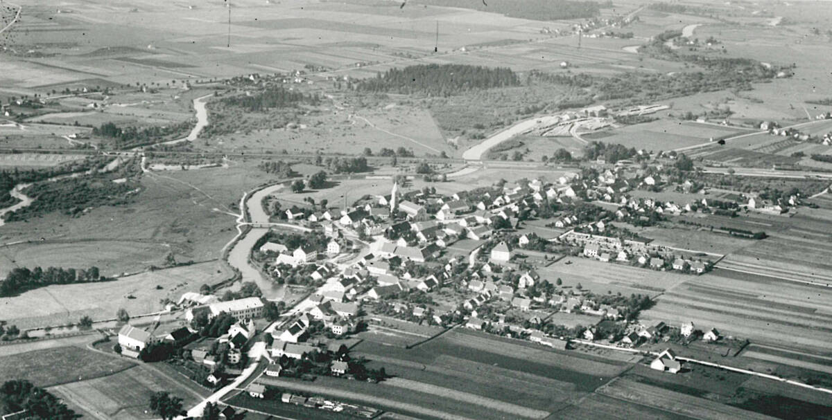Luftbild Olching 1921