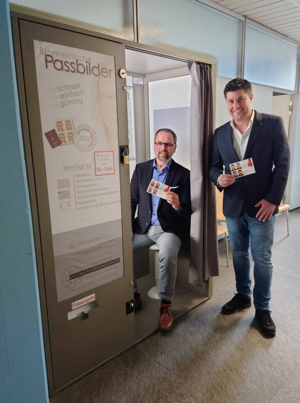 Neuer Fotoautomat im Rathaus